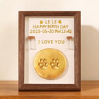 pet paw print impression ink kit safe for dogs cats