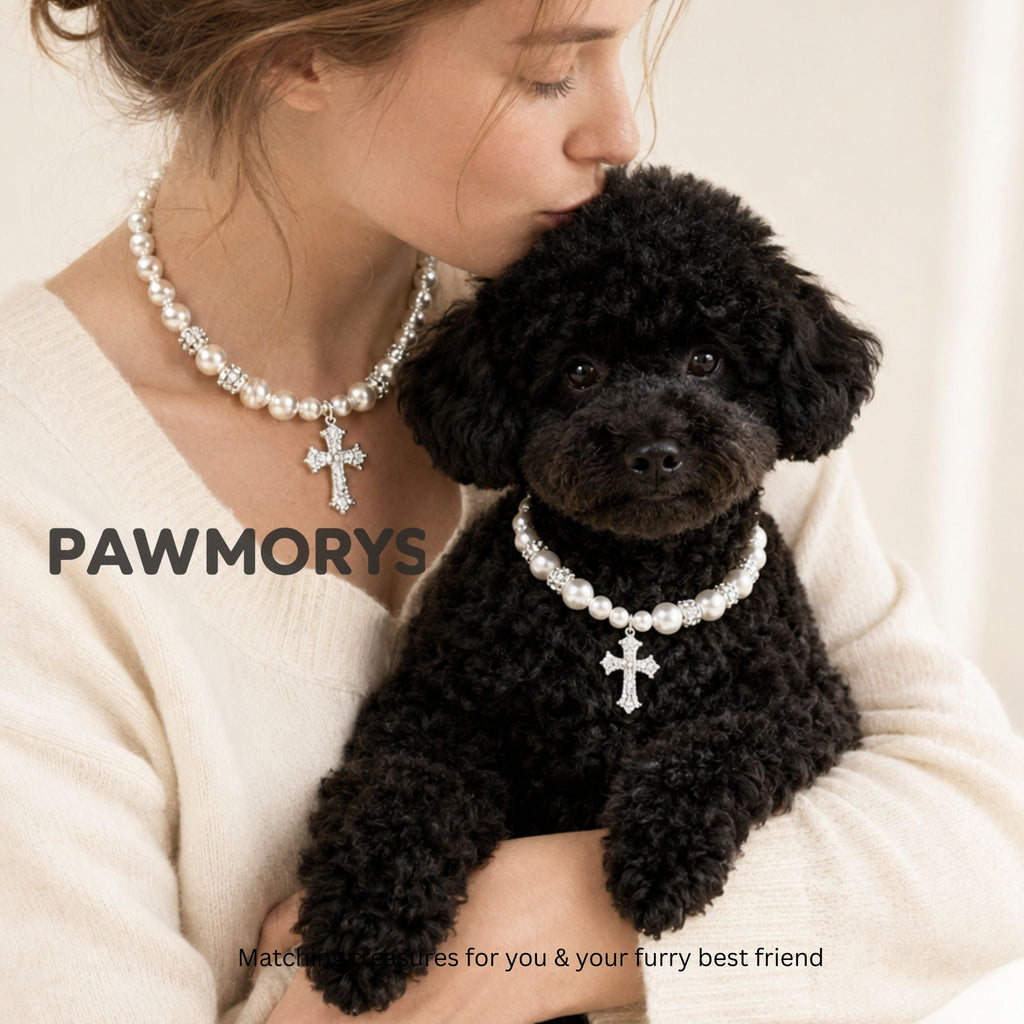 Ballerina Matching Pearl Necklaces for Pets & Owners