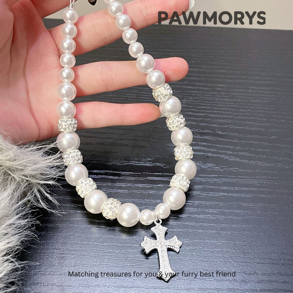 Ballerina Matching Pearl Necklaces for Pets & Owners