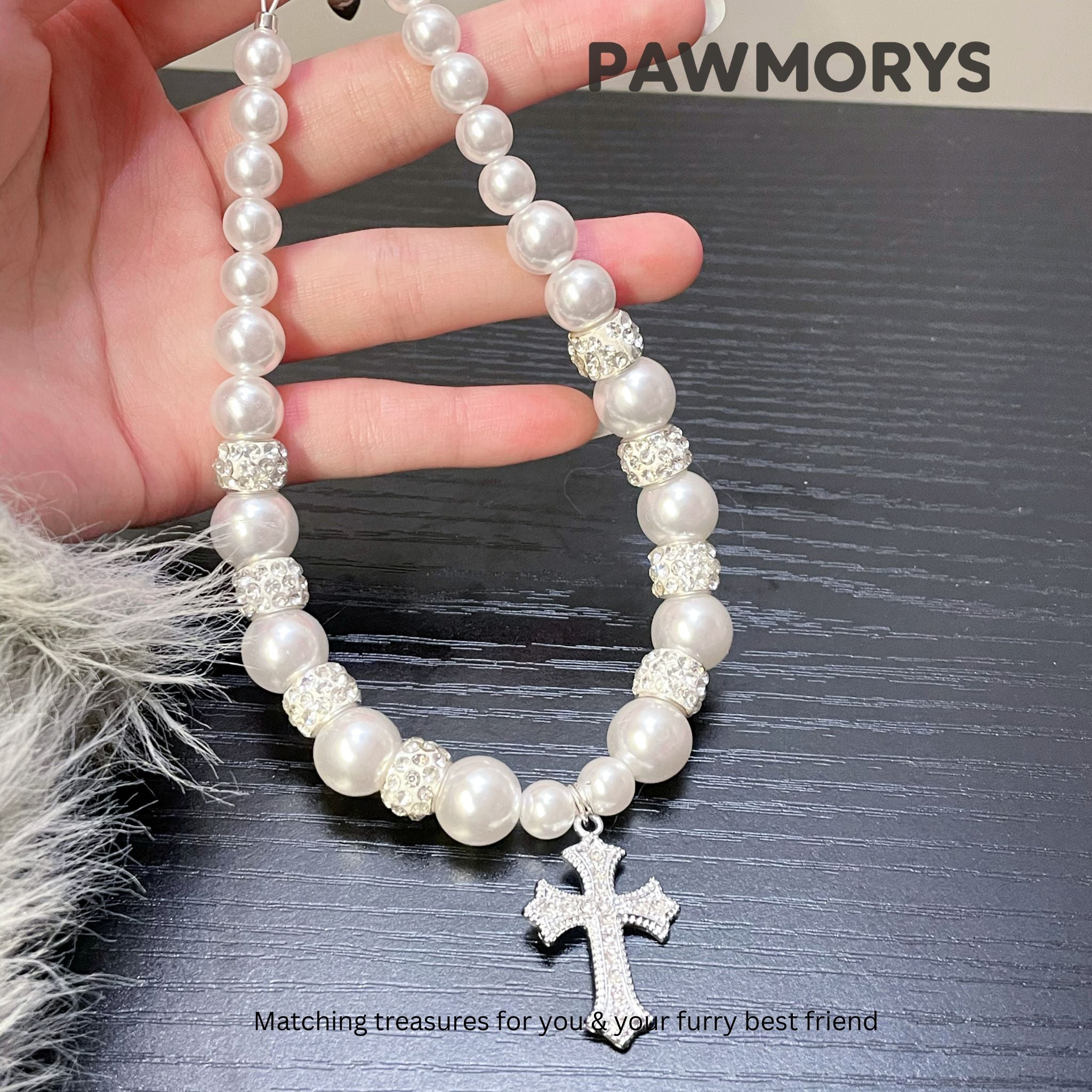 Ballerina Matching Pearl Necklaces for Pets & Owners