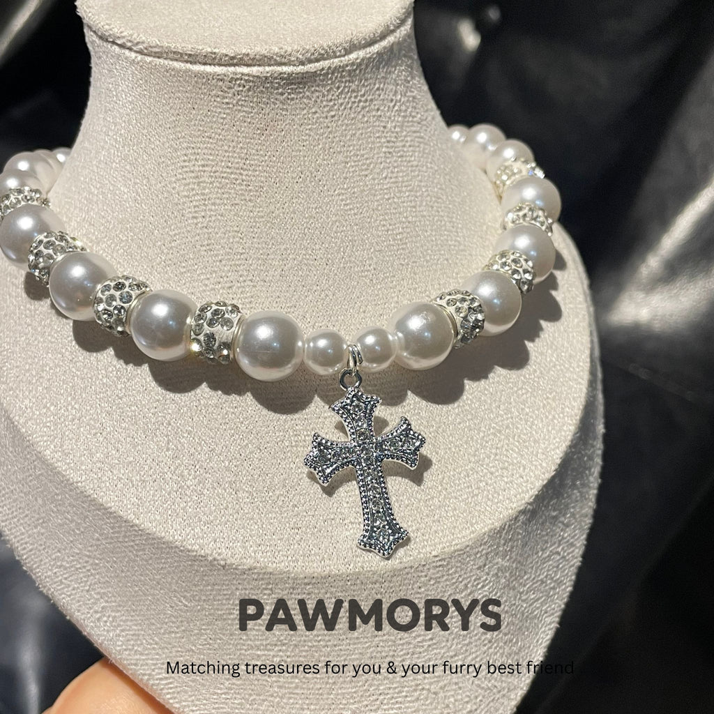 Ballerina Matching Pearl Necklaces for Pets & Owners