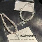 Ballerina Matching Pearl Necklaces for Pets & Owners