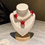 Bordeaux Star Pet Necklace