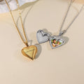 Laser Engraved Heart Locket – DIY Photo Necklace on Mother's Day