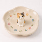 Handmade custom pet memorial ring dish