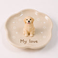 Custom 3D Pet statue Jewelry ring dish
