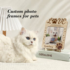Pet playing puzzle personalized with pet photo design