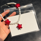 Bordeaux Star Pet Necklace