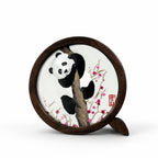 Custom Shu Embroidery Panda Walnut Wood Frame – Personalized Art