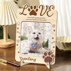 Pet playing puzzle personalized with pet photo design