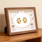 custom pet paw print memorial frame dog cat keepsake gift