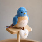 Custom needle felted pet mini statue memorial gift, bird  portrait souvenir