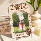 Pet playing puzzle personalized with pet photo design