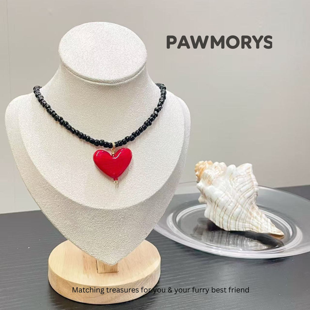 American Sweetheart Matching Heart Necklaces for Pets & Owners