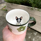 🐾 Custom 3D Pet Mug – Personalized Ceramic Dog & Cat Figurine Cup (350ml)
