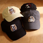 custom pet embroidered hat baseball cap dog cat portrait personalized gift