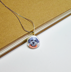 pet memorial necklace worn as keepsake jewelry dog cat remembrance gift
