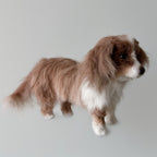 Custom Realistic Pet Replica Sculpture – Handmade 3D Wool Pet Portrait