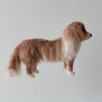 Custom Realistic Pet Replica Sculpture – Handmade 3D Wool Pet Portrait