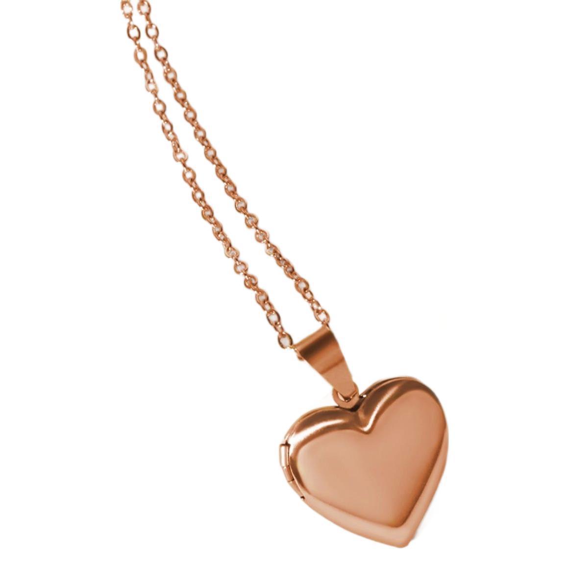 Laser Engraved Heart Locket – DIY Photo Necklace on Mother's Day