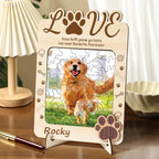 Custom Pet Photo Puzzle – Personalized Wooden Pet Puzzle with Name