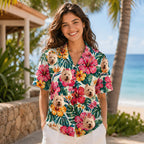 custom face hawaiian shirt personalized photo aloha shirt summer outfit