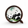 Custom Shu Embroidery Panda Walnut Wood Frame – Personalized Art