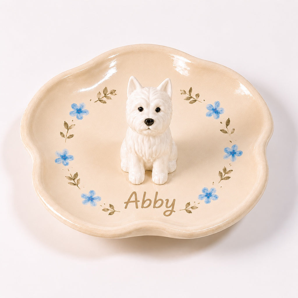 Custom 3D Pet statue Jewelry ring dish