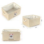 Custom Pet Toy Basket – Personalized Dog & Cat Storage Basket with Name