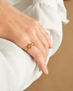 Personalized Heart Name Ring with Custom Font